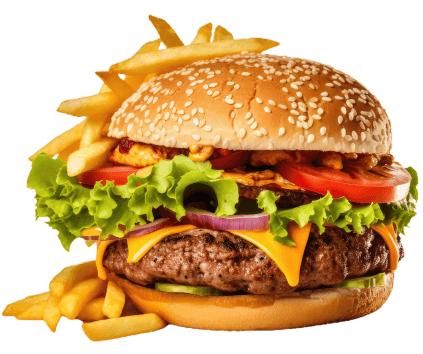 Burger-french-fries